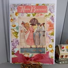 Vintage-style Birthday Card - Pretty Birthday Card - Treasured Keepsake