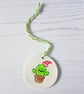 Christmas Cactus hanging decoration, bauble - Image 2