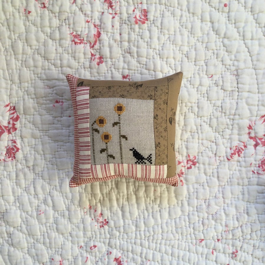 Cross stitch autumn decoration 