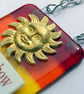 Handmade Fused Glass Rainbow Picture - Sunshine After The Rain - Hanging Sign - Image 5