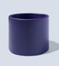 Small Deep Violet Plant Pot - 7.5 cm Vibrant Indigo Mini Succulent Pot - Image 9