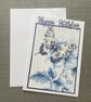 blue butterfly birthday card  - Image 1
