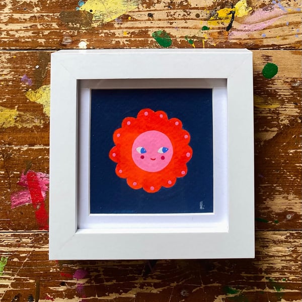 Gloria - Framed Original Illustration
