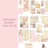 Marshmallow Springtime Large Folio kit Scrapbooking, Journal, Digital Download