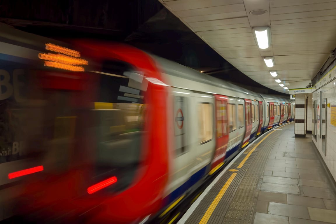 Train now leaving platform 1