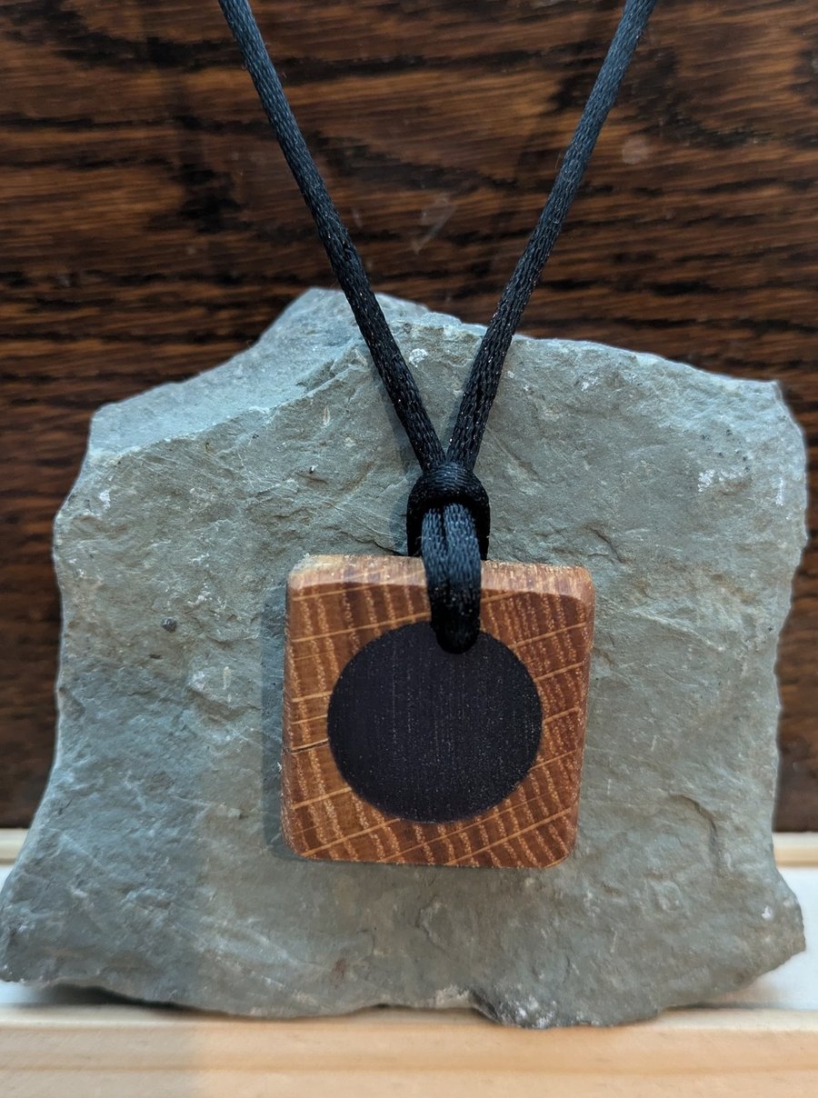 Wooden Pendant Necklace Jewellery for everyone. Reclaimed wood.
