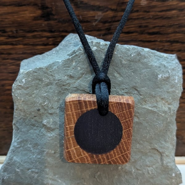 Wooden Pendant Necklace Jewellery for everyone. Reclaimed wood.