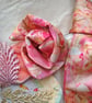Pink floral satin necklace - Image 2