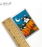Tuxedo Cats with Pumpkins – Slight Seconds Fridge Magnet (70x45mm) - Image 3