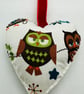 Fabric heart decorations SET 3 - Image 9