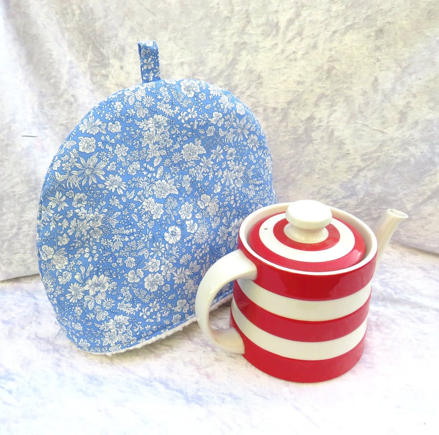   Liberty print tea cosy, size medium, to fit a 3 cup teapot