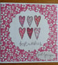 Best Wishes Just For You Card - Hearts - Image 8