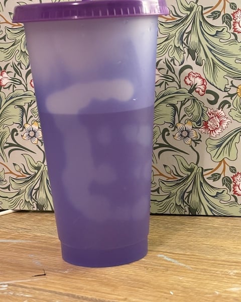 Personalised Colour changing cold cups