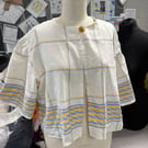 Summer Spring Tablecloth jacket vintage edge to edge 