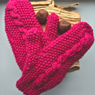 Aran Mittens