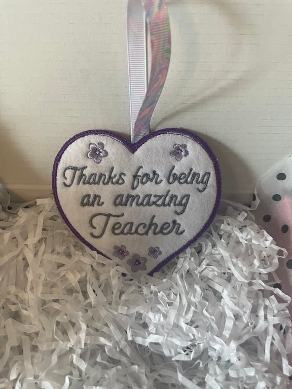 Thank You Heart – Scented Lavender ,  A Gift from the Heart Teacher 