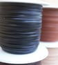 Kangaroo Leather Lace 3mm premium quality Black 1m