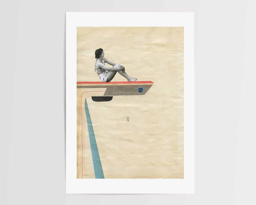 Diving Art Print - Tower