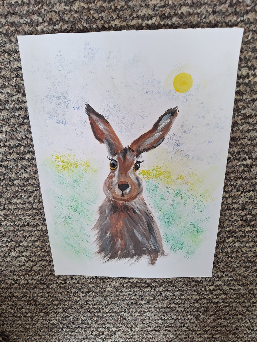 Woodland rabbit suttle background 