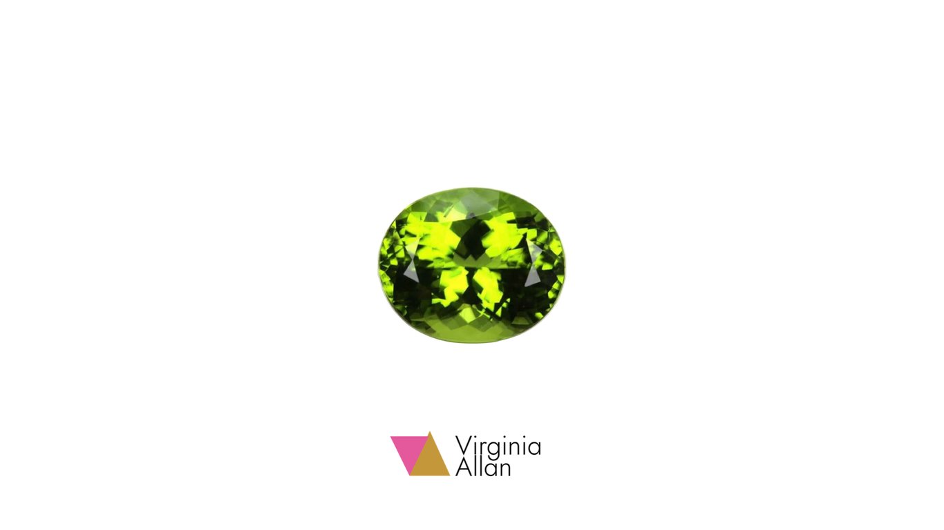 Peridot Ring, August Birthstone, Hammered Sterling Silver, Handmade Hallmarked