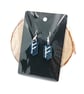 Fehu viking rune beaded earrings