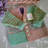 Baby Boys Hand Knitted Designer Cardigan  6-12 months size