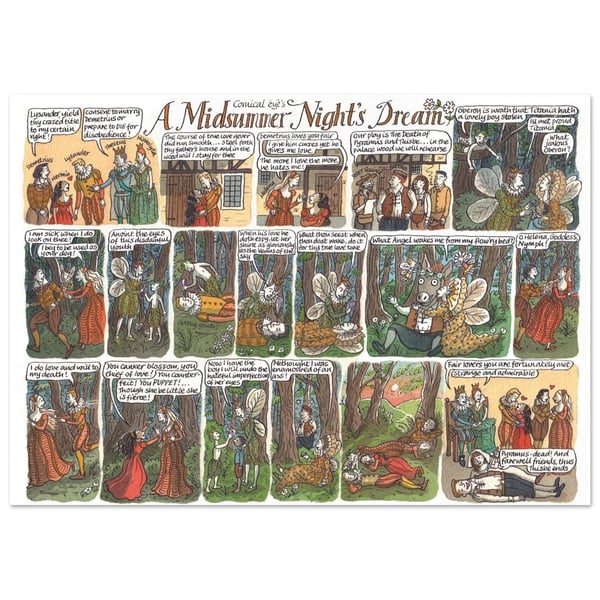 A Midsummer Night's Dream A3 poster