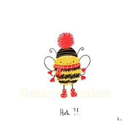 Bee Confused - A5 Giclee print