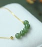 Natural Jade Balls Pendant Necklace With 925Sterling Silver Chain - Image 6