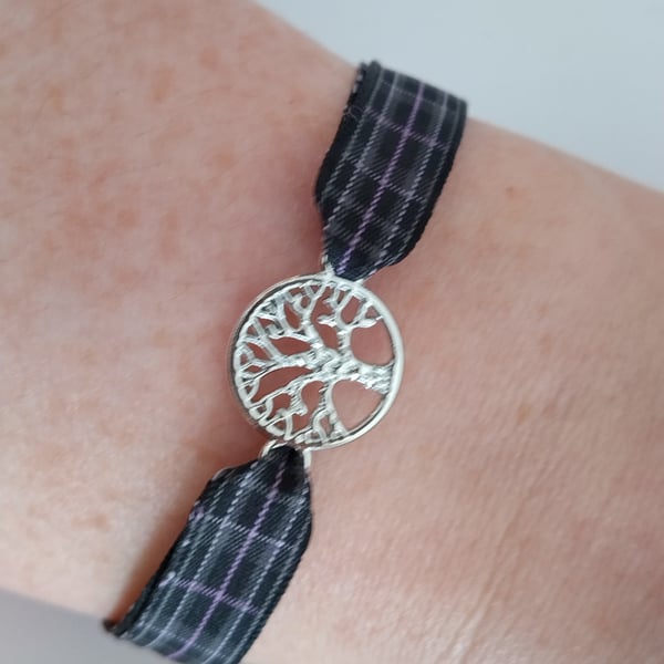 Tree of Life Pride of Scotland tartan Bracelet