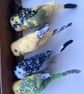 Budgies hand knit customised - Image 9