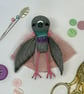 Fancy Pigeon Spun Cotton Miniature Art Doll Paloma