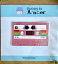 Holographic Pink Cassette Tape - Retro Y2K Mixtape Vinyl Sticker - Image 4