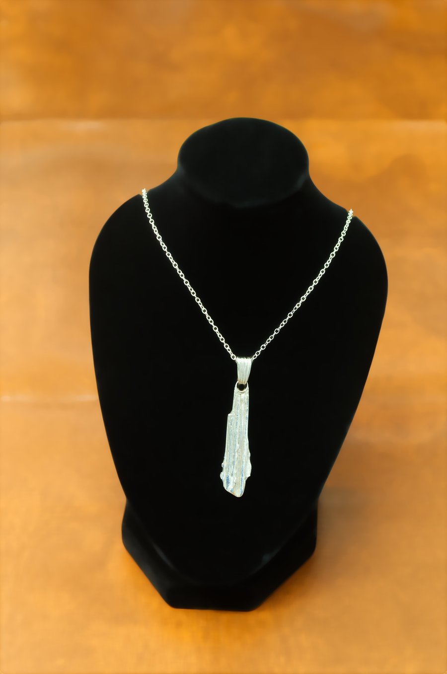 Unique Recycled Sterling Silver Pendant