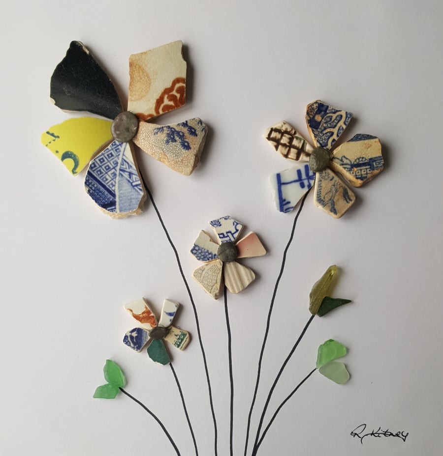 Cornish Beach Pebble Art