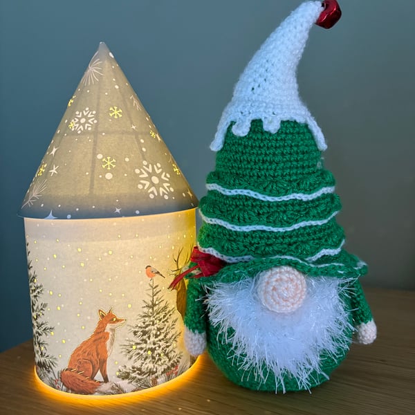 Sparkly Christmas Tree Gnome