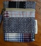 Patchwork Mini Pouch – Card & Keys Essentials Pouch, Mini Fabric Zipper Pouch