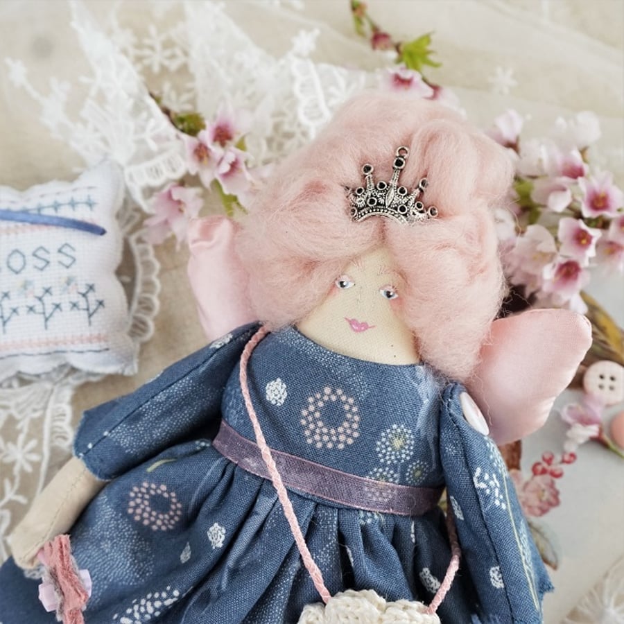 Floss, A Tiny Fairy God Mother Doll