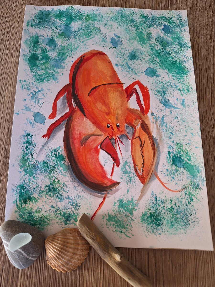 Colourful lobster  