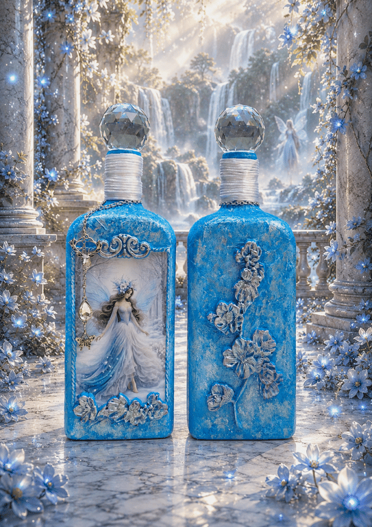Winter Fairy Decorative Bottle