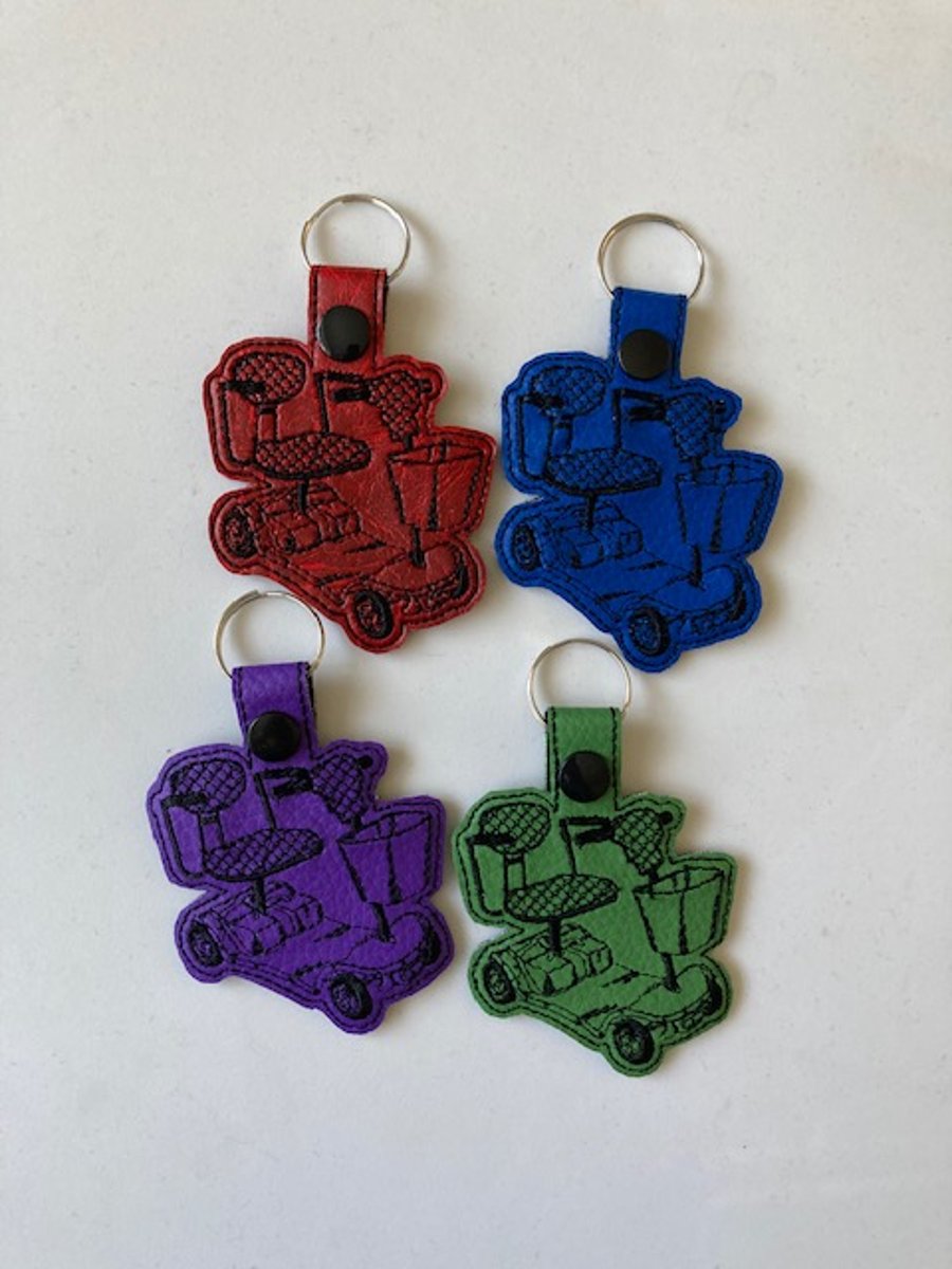 321.  Mobility scooter keyring
