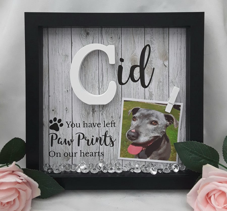 Personalised pet memorial photo frames cheap