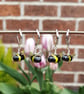 Tiny Glass Bumble Bee Stitch Marker