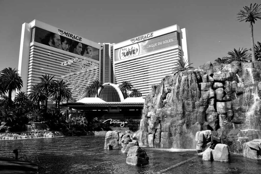 Mirage Hotel Las Vegas United States Of America Photograph Print