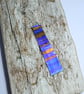 Coloured Titanium Striped Necklace - UK Free Post - Image 2