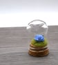small glass blue bird keepsake figure - Image 4