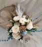 Woodland White Brides Bouquet and Buttonhole  - Image 2