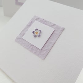 Small Square Simple Card, Any Occasion