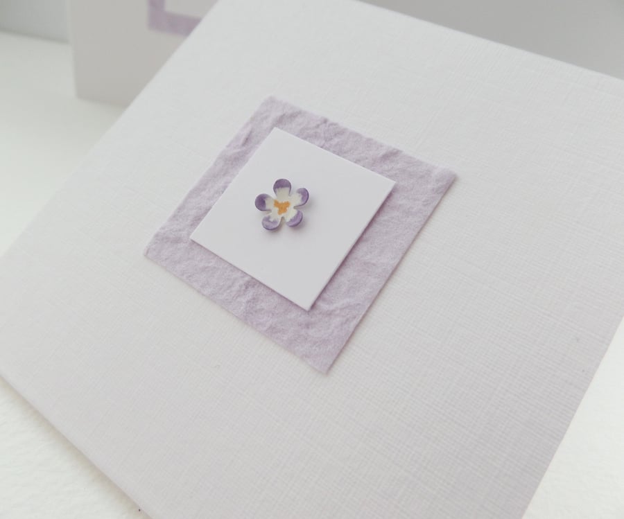 Small Square Simple Card, Any Occasion
