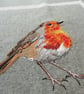Robin card, bird cards, thinking of you card, garden bird - Image 9